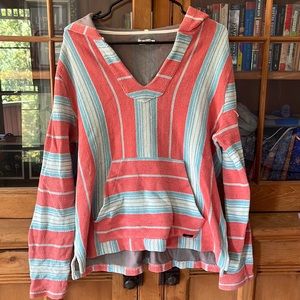 Women’s Faherty sweatshirt striped medium